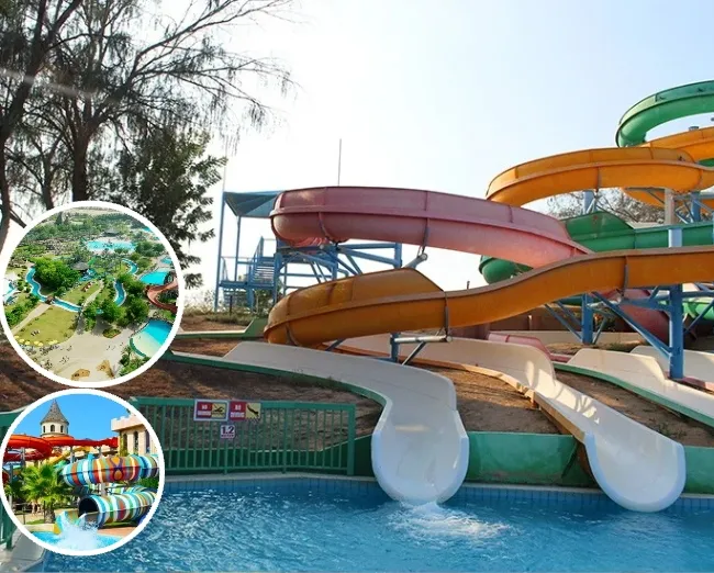 Family enjoying Dreamland Aqua Park